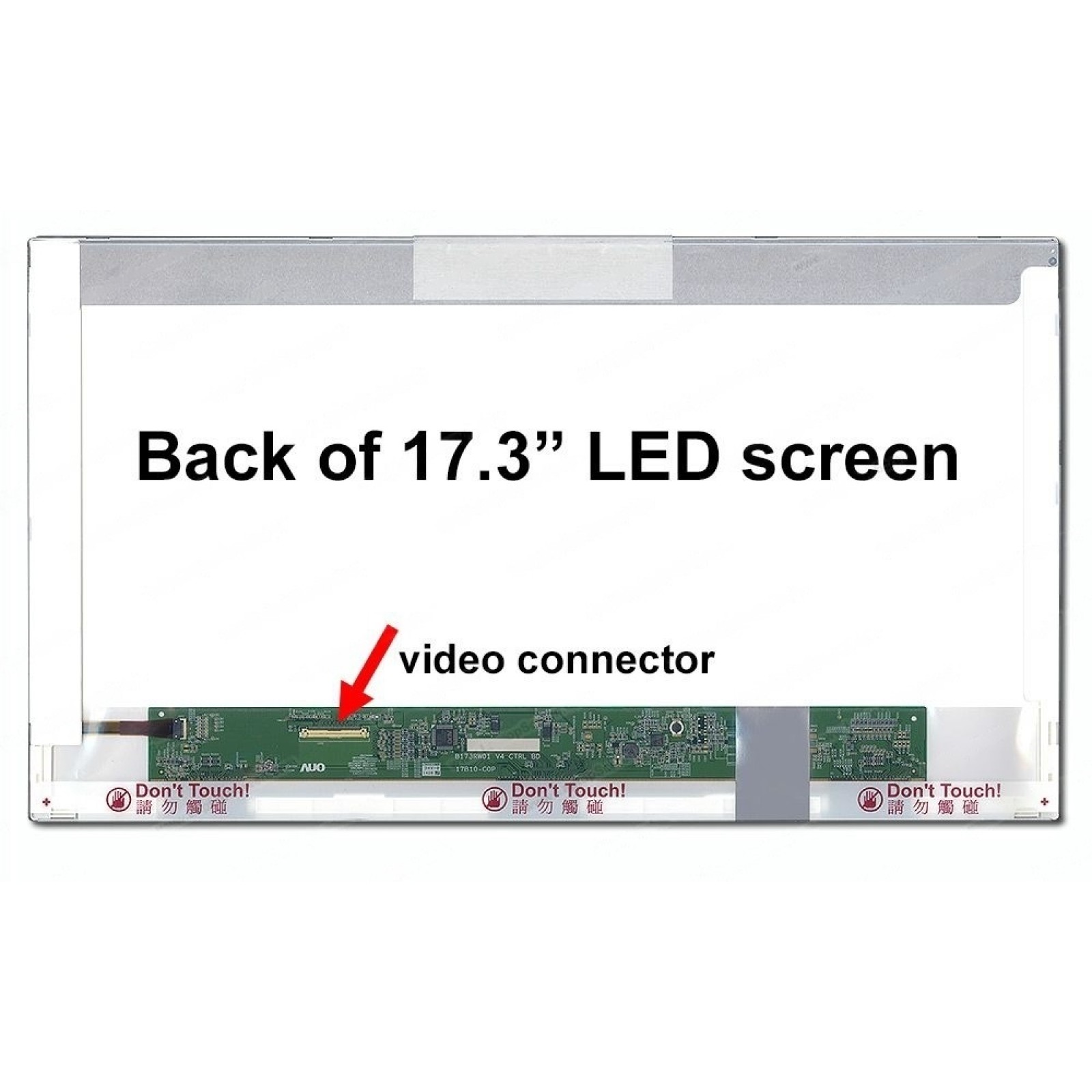 Écran LCD LED DisplaySeek Pour Dell Inspiron 17R N7720 17.3" FHD Mat